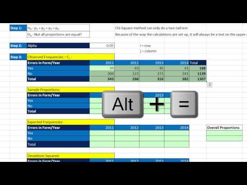 Excel Statistical Analysis 01 Data Statistics