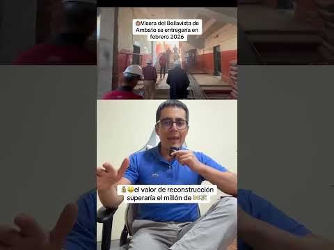 Visera del estadio Indoamérica Bellavista superaría millón de dólares #ambato #tungurahua #ecuador