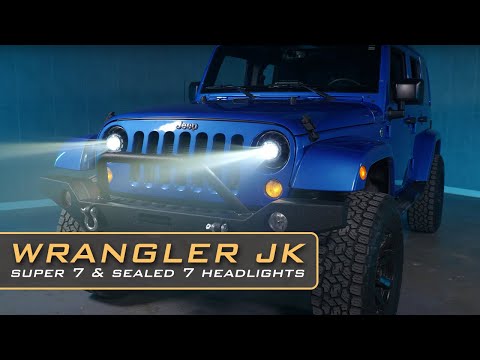 Jeep Wrangler JK Super7 & Sealed7 LED 7" Round Headlights