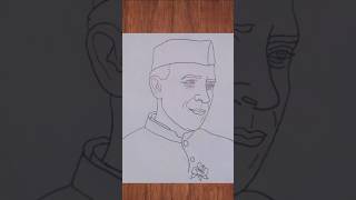 Pandit Jawaharlal Nehru drawing 😌🙏#panditjawaharlalnehru #painting #15agustspecial