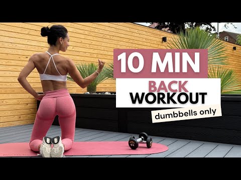 10 MIN ONLY BACK WORKOUT - Fix Your Posture, No More Lower Back Pain