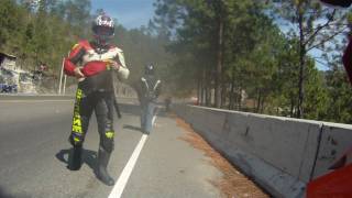 preview picture of video 'Motociclismo en Honduras, ruta de Comayagua a Siguatepeque, Accidente de Yamaha R6'