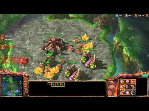 ROOTDestiny (Z) vs. LiquidHuK (P) [Game 1] - Starcraft 2