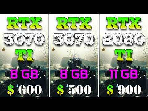 RTX 3070 Ti vs RTX 3070 vs RTX 2080 Ti | PC Gameplay Tested