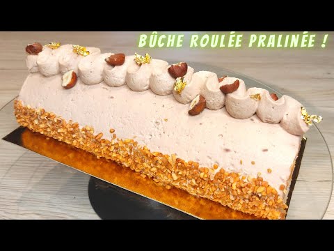 Praline Rolled Yule Log