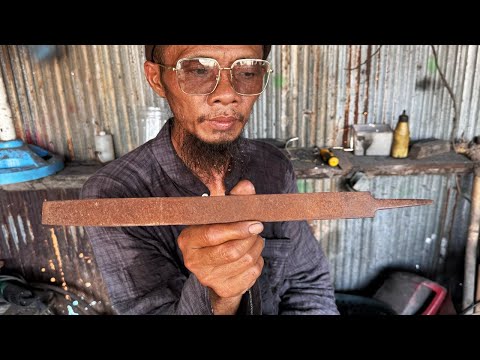 Roseth will turn this rusty file into a very nice knife