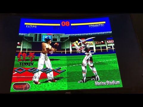 Tekken 1994 Namco System 11 OSSC test