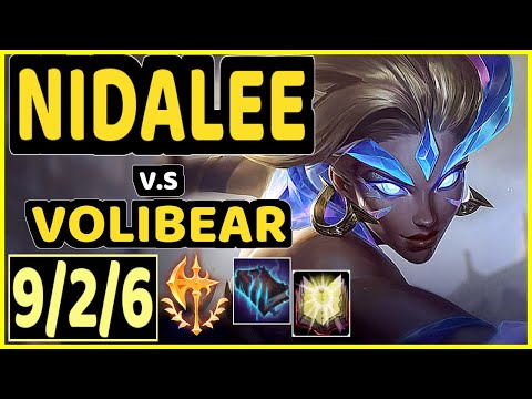 LUROX (NIDALEE) vs VOLIBEAR - 9/2/6 KDA JUNGLE CHALLENGER GAMEPLAY - EUW