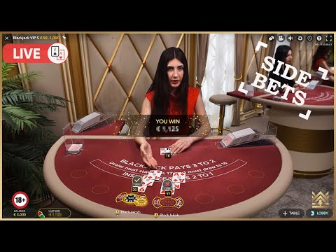 ♣️ Blackjack VIP S | Let's Flush | Side Bets session ♣️