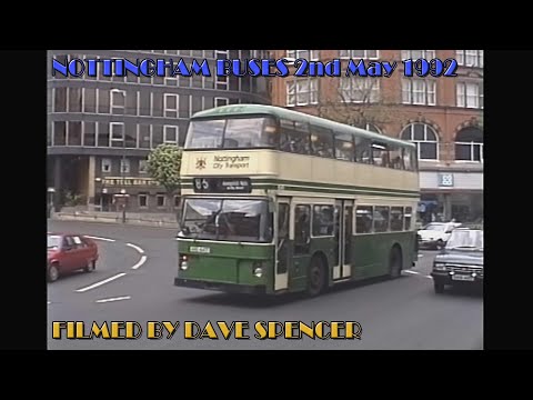 DS0057v8 2nd May 1992 Nottingham Buses by Dave Spencer