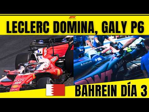 TEST BAHREIN F1: ÚLTIMO DÍA PARA GASLY VA FUERTE Y SERGIO PÉREZ SE ESTANCA CON EL CADILLAC