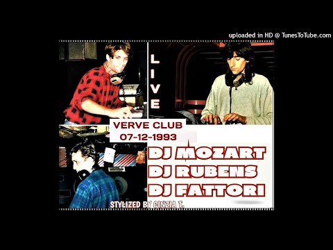 DJ FATTORI, DJ MOZART, DJ RUBENS@DJ SET "LIVE" AL VERVE CLUB il 07-12-1993 (Video by Cinzia T.)