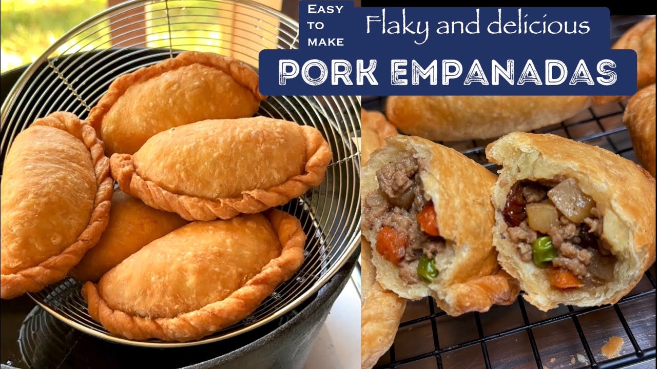 Flaky and Delicious Pork Empanadas with Veggies | Best and Easy to make