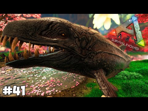 O MONSTRO AQUÁTICO QUE ANDA NA TERRA!!! pt.41 - ARK JURASSIC