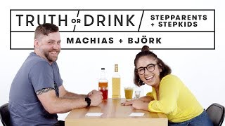 Stepparents &amp; Stepkids Play Truth or Drink (Machias &amp; Bjork) | Truth or Drink | Cut