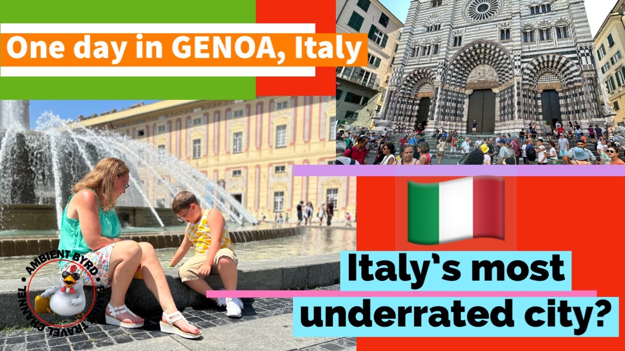 ONE DAY IN GENOA - GENOVA - Is this Italy's 🇮🇹 most underrated city? #TravelVLOG
