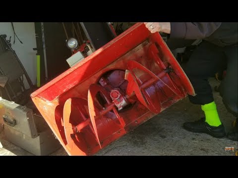 Oil Change And Maintenance On Snowblower Before It Snows