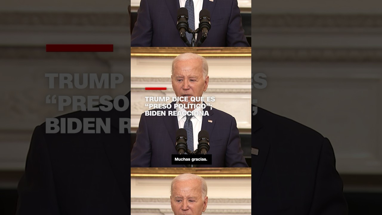 #Biden reacciona a los ataques de #Trump tras veredicto en Nueva York
