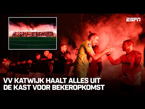 VV Katwijk volgt voorbeeld Quick Boys met bijzondere bekeropkomst! 🎇