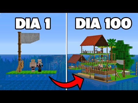 Sobrevivemos 100 DIAS perdidos em ALTO MAR! - O Filme