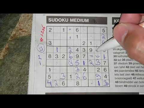 Medium Sudoku, Take it away! (#1396) Medium Sudoku puzzle. 08-24-2020