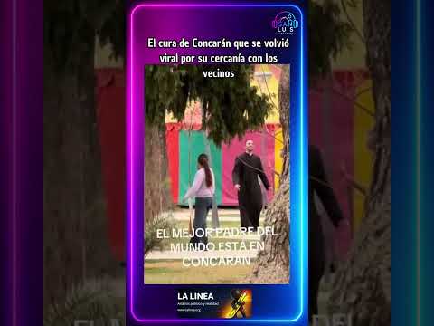 El cura de Concarán que se volvió viral por su cercanía con los vecinos #SanLuisStreaming