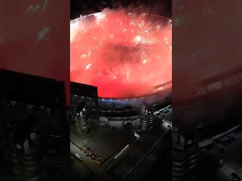 River Plate vs Atl Mineiro #footballshorts #argentina #riverplate #atleticomineiro #pyrotechnik