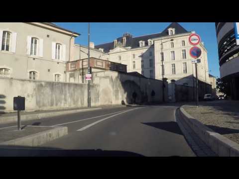France by Road - Bourges - into the City Centre