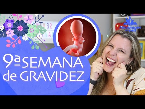 9ª SEMANA DE GESTAÇÃO | Sintomas, SEXO DO BEBÊ, Tamanho do Feto, Doula | 1º TRIMESTRE DE GRAVIDEZ