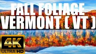 Vermont (VT) Autumn Fall Foliage Road-trip ( Woodstock Brattleboro Manchester New England) 2018