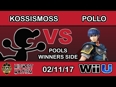 2GGC: Midwest Mayhem - KOSSismoss (Mr. Game & Watch) Vs. PWRUP | Pollo (Marth) Pools Winners Side