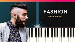 Jon Bellion - "Fashion" Piano Tutorial - Chords - How To Play - Cover