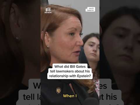 What did Bill Gates tell lawmakers about his relationship with Epstein?