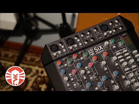 SSL SiX Desktop Mixer | Recording And Mixing A Singer/Songwriter | Vintage King