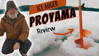 Unleashing The Power Of Proyama 8" Ice Auger | Raw & Real Review!