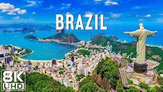 Brazil 8K UHD | Rio de Janeiro, Amazon Rainforest, Iguazu Falls & Tropical Paradise in Stunning