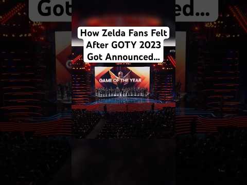 How Zelda Fans Felt After The Game Of The Year 2023 Got Announced… #goty #thegameawards #totk #zelda