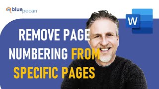 Remove Page Numbering from Specific Pages in Microsoft Word | Remove Page Numbering From Section