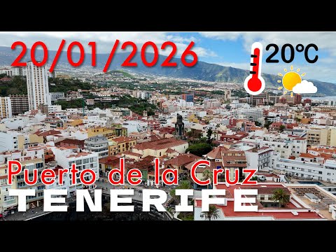 Tenerife - Puerto de la Cruz - 20/01/2026 20°C 🌤️