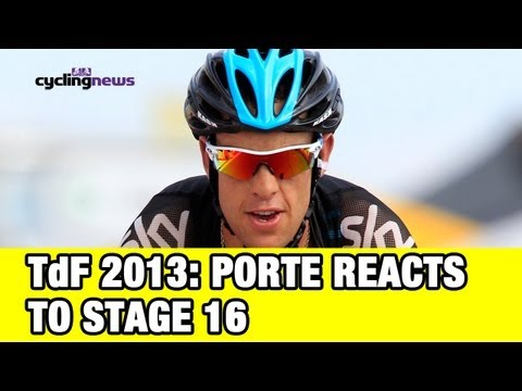 Tour de France 2013: Richie Porte reacts to stage 16