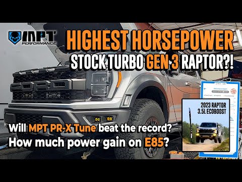 2023 Ford Raptor 3.5L Ecoboost makes nearly 600hp to the wheels! Highest Horsepower Stock Turbo?