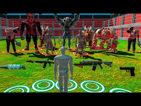 🔥BATTLE ROYAL FPS AVATAR vs INFERNALS TEAM! ALL GUNS VS ALL UNITS - Animal Revolt Battle Simulator
