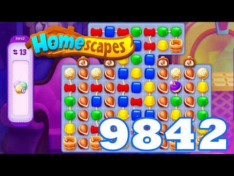Homescapes Level 9842 HD 3 - match puzzle game | Gameplay Walkthrough | android | GameGo Game | IOS
