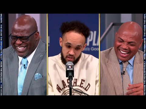 Shaq and Chuck won't stop roasting Derrick White's hairline 😭