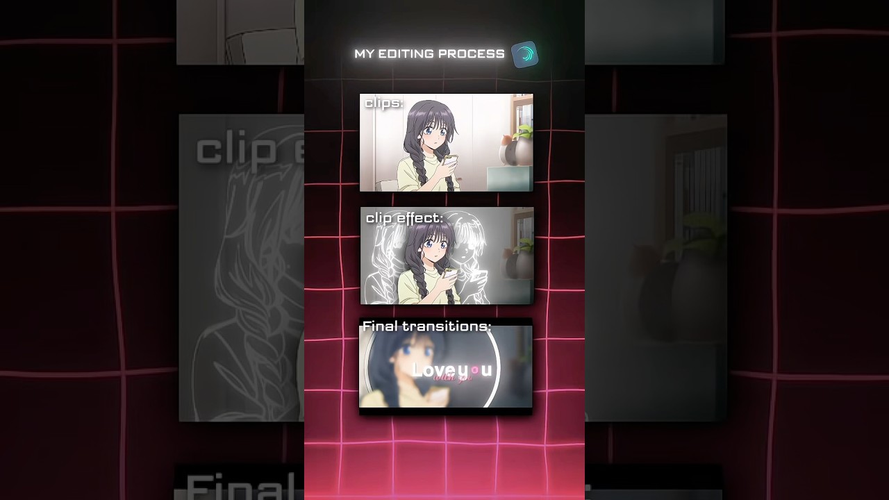 My Editing Process on ALIGHT MOTION, #alightmotiontutorial #anime #edit #mrbeast