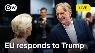 Live: European Union reacts to Donald Trump's tariff announcements | D