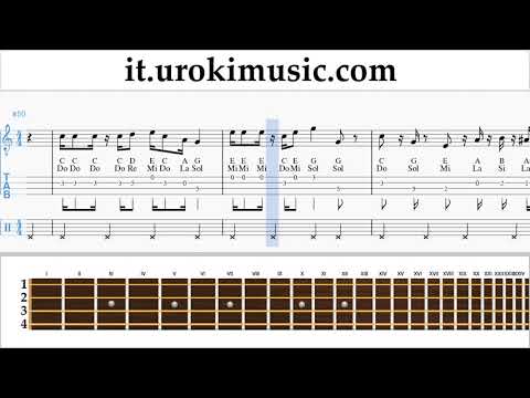 Corso di Banjo (Tenore Irlandese) Super Mario Bros - Theme Tablature Tab um-a276