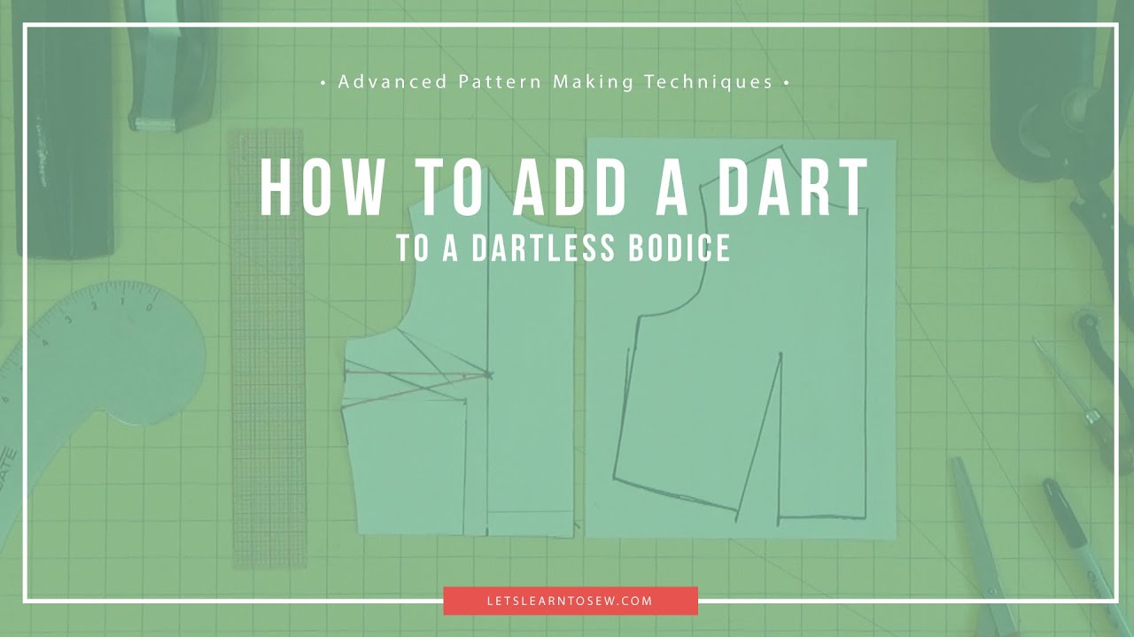 Advanced Pattern Making Techniques: Adding a dart to a dartless pattern full bust adjustment
