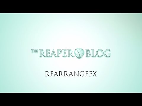 How to use the RearrangeFX utility