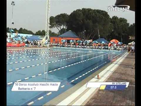 Serie 7 dei 50 Dorso  Assoluti Maschi Master - 12 MEMORIAL ANDREA BETTIOL